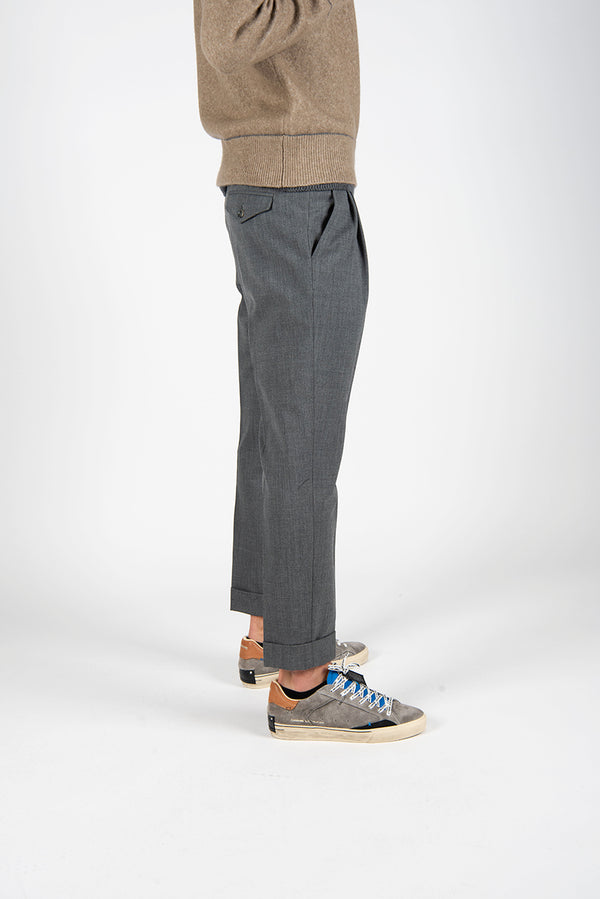 pantalone DOPPIA PENCE grigio