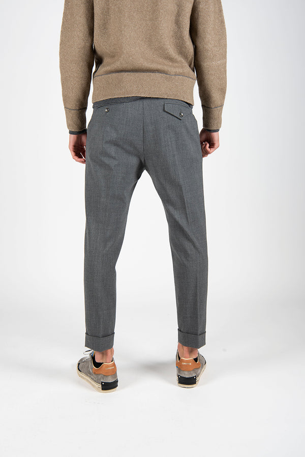 pantalone DOPPIA PENCE grigio