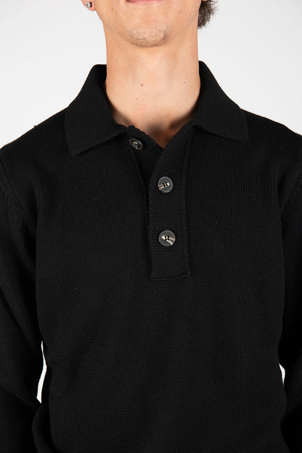 maglia POLO C/BOT.nero