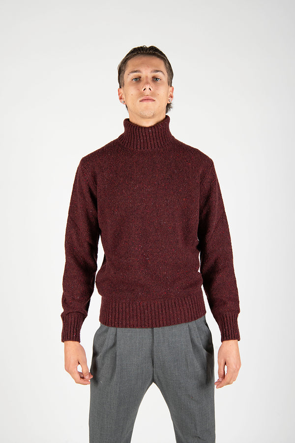 maglia DOLCEVITA BOTTONATO merlot