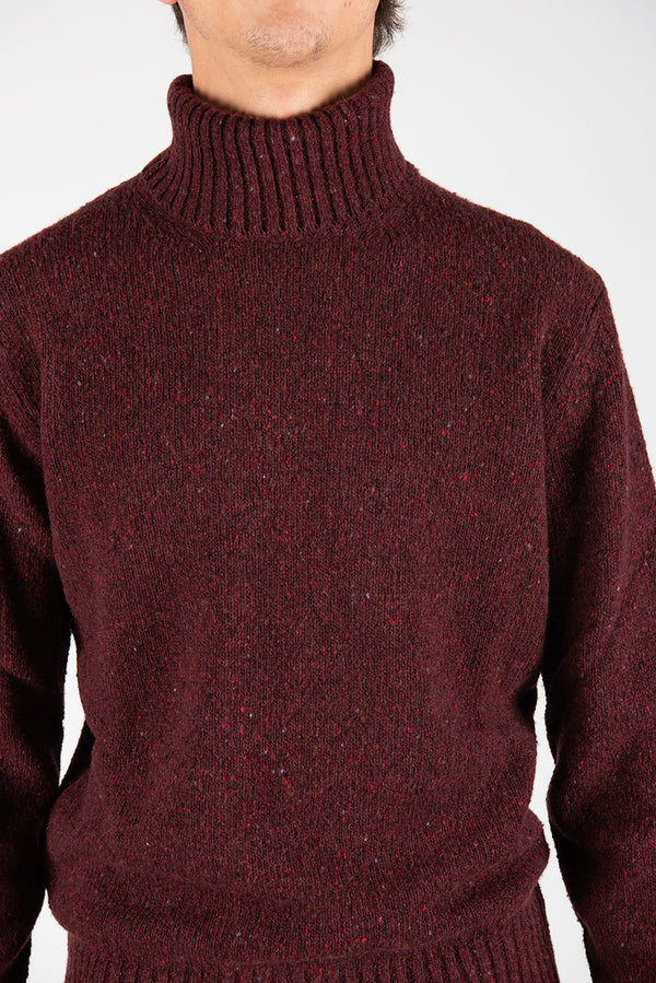 maglia DOLCEVITA BOTTONATO merlot