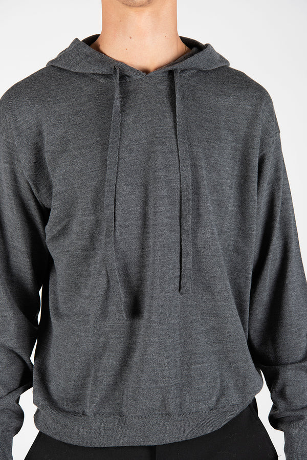 maglia CAPPUCCIO grigio