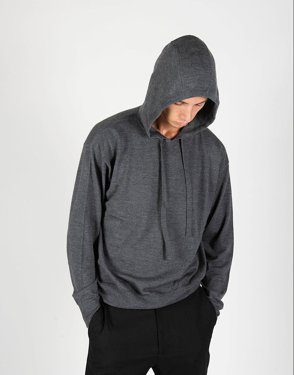 maglia CAPPUCCIO grigio