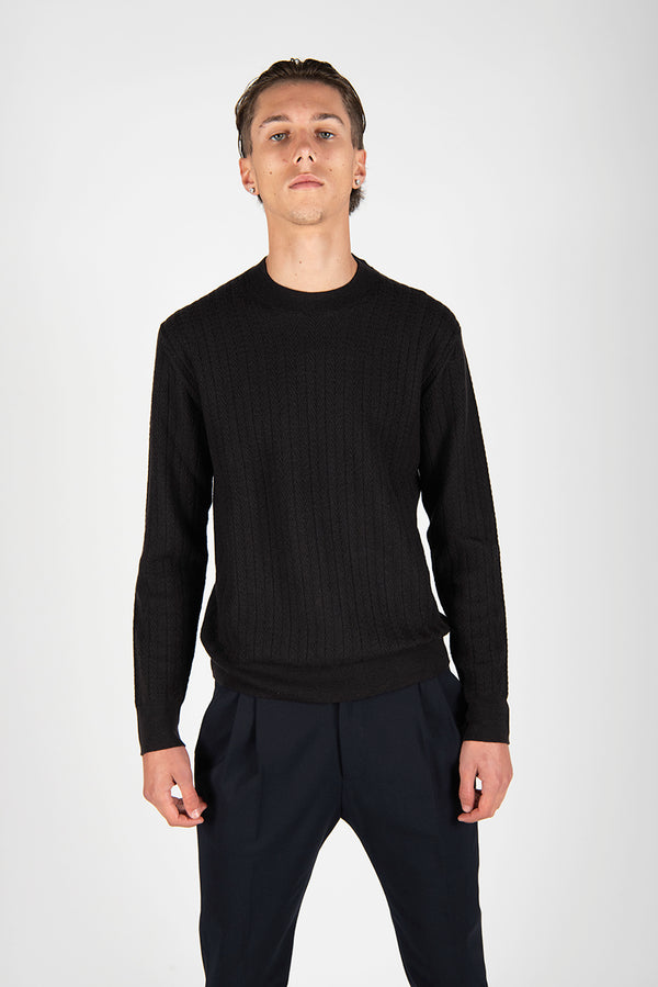 maglia CHEVRON marrone