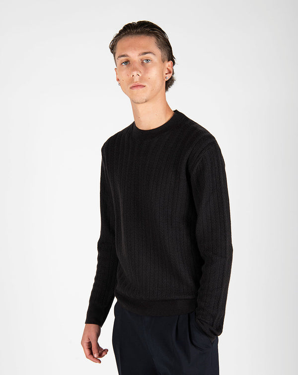 maglia CHEVRON marrone
