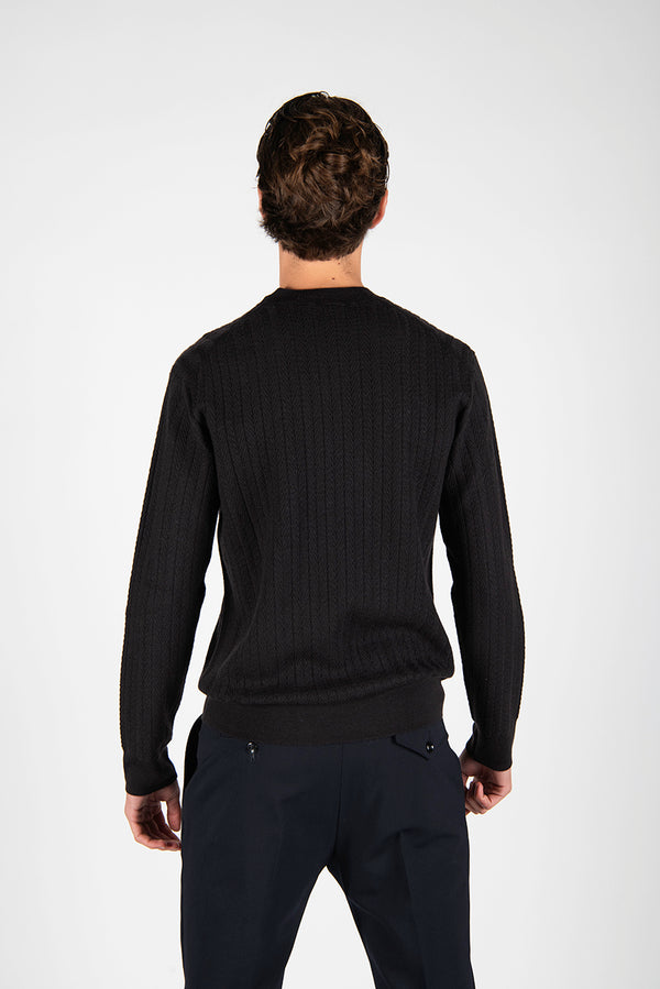maglia CHEVRON marrone