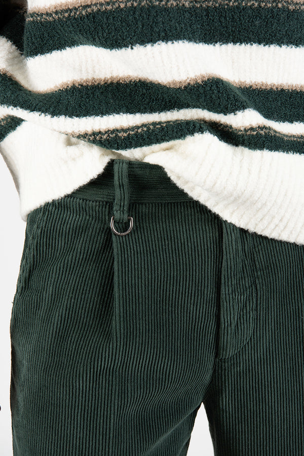 pantalone DUOMO velluto verde