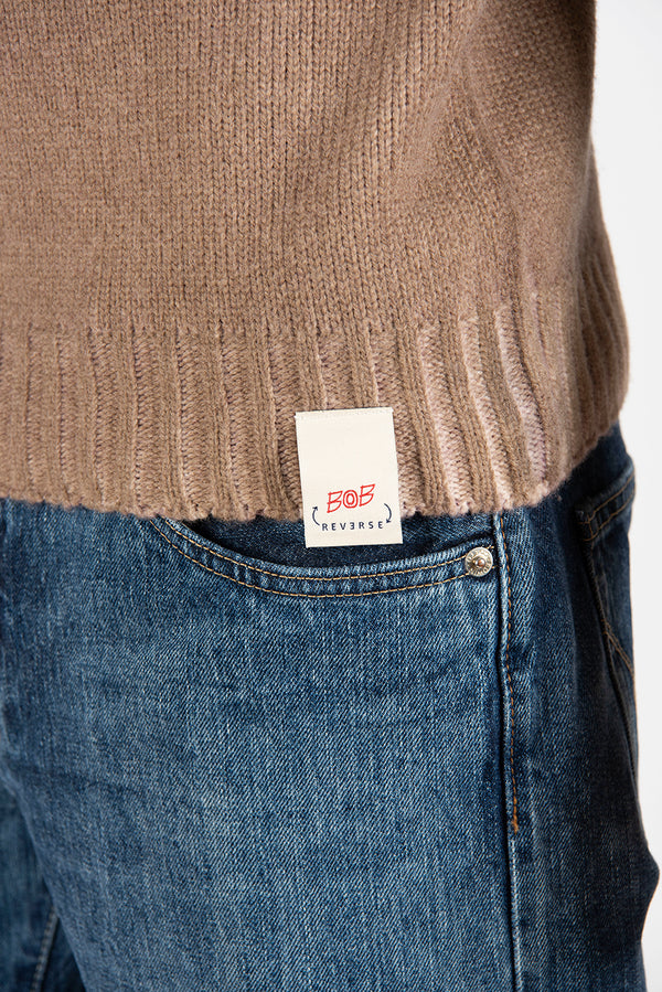 maglia CALEB beige/prugna