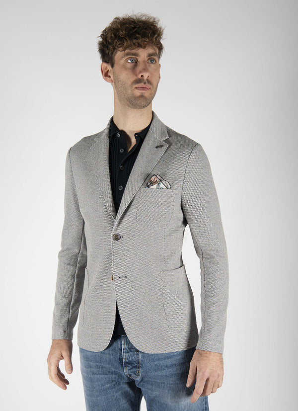 giacca PICK462 bianco/blu