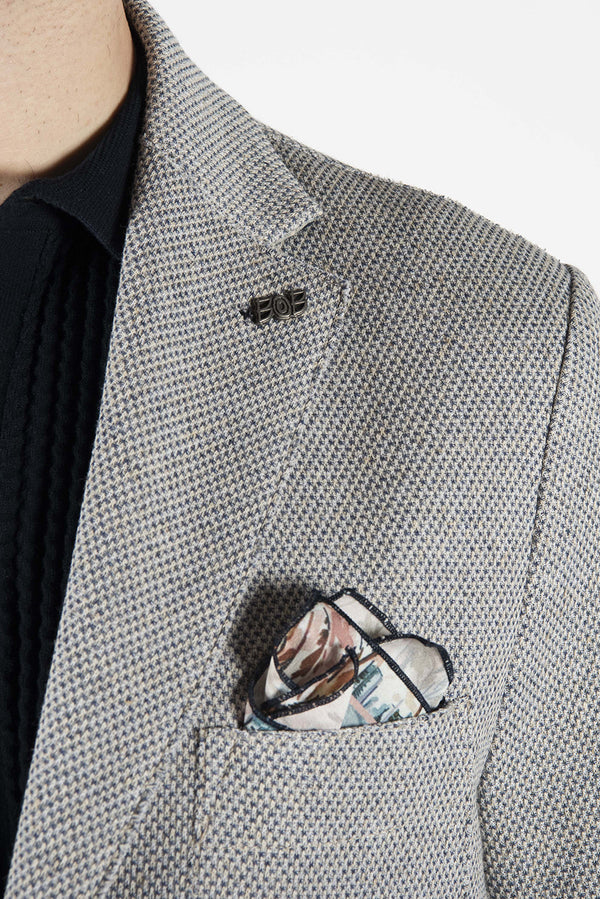 giacca PICK462 bianco/blu