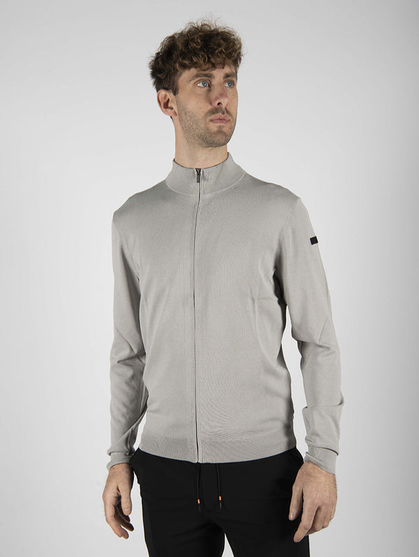 maglia MAXELL FULL ZIP grigio