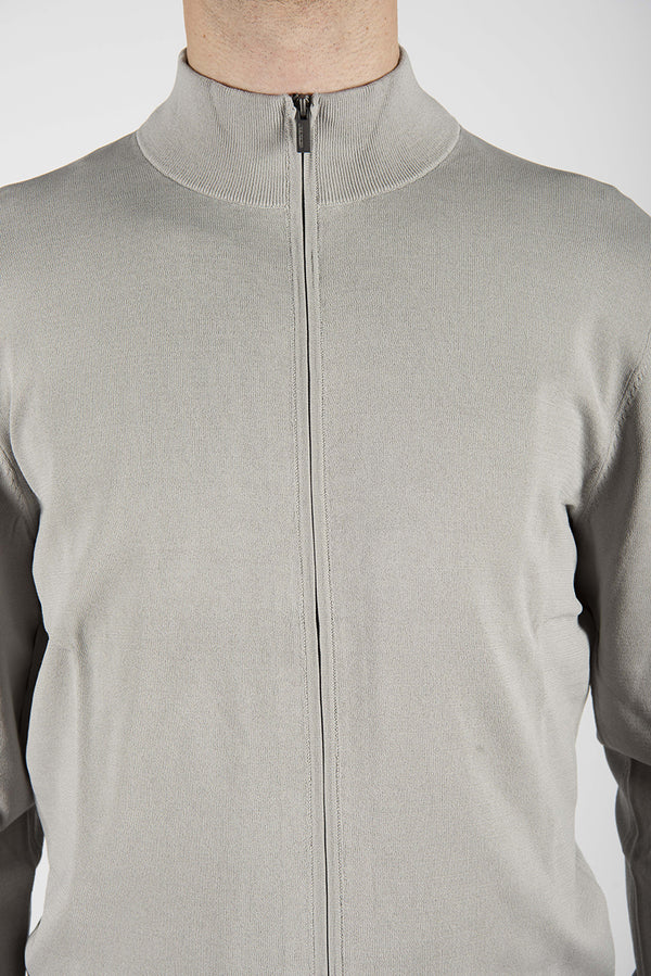 maglia MAXELL FULL ZIP grigio