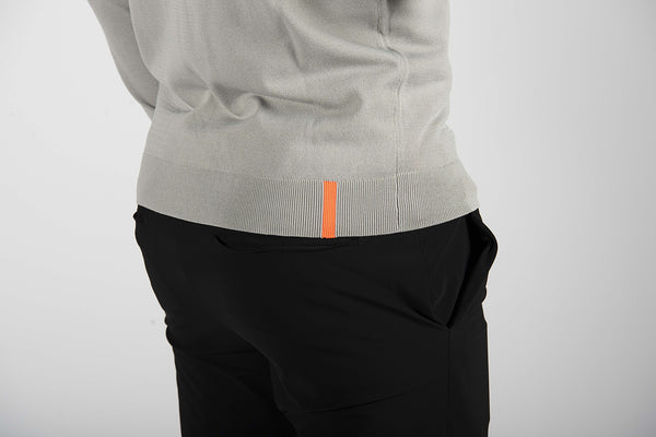 maglia MAXELL FULL ZIP grigio