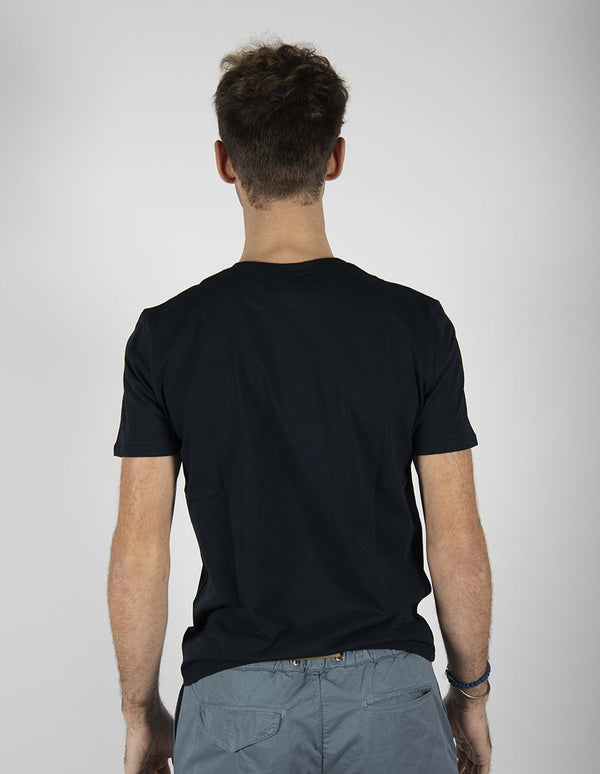 t-shirt DRINK blu