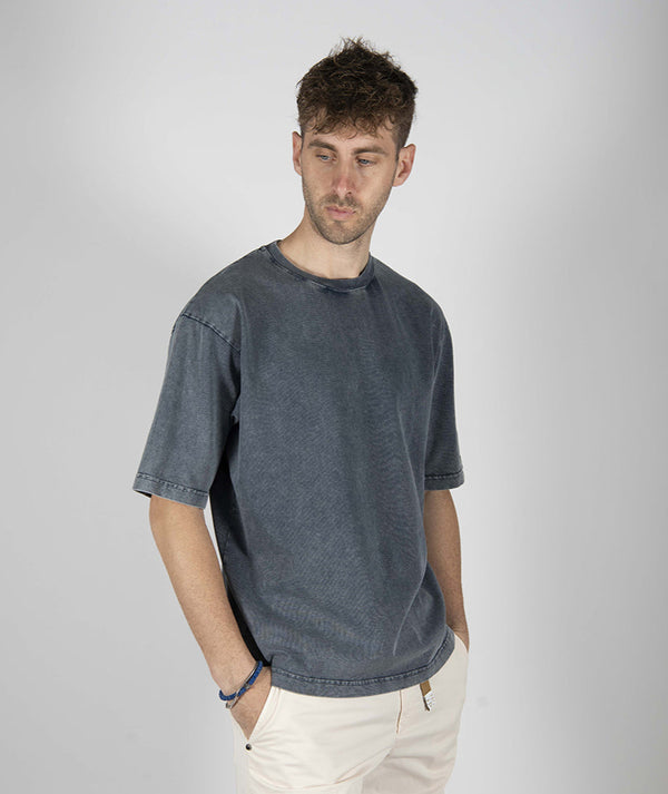 t-shirt OVER MT blu
