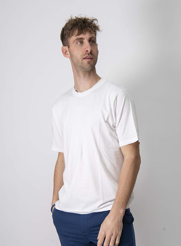 t-shirt ITALY bianco