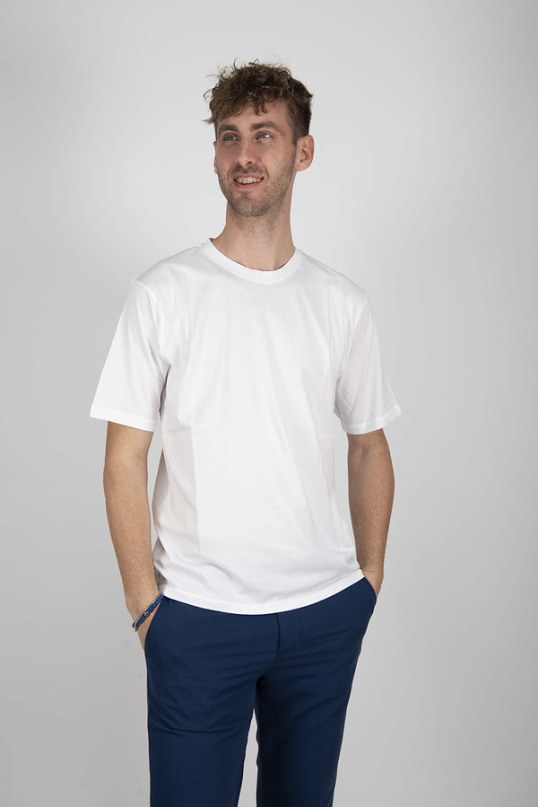 t-shirt ITALY bianco