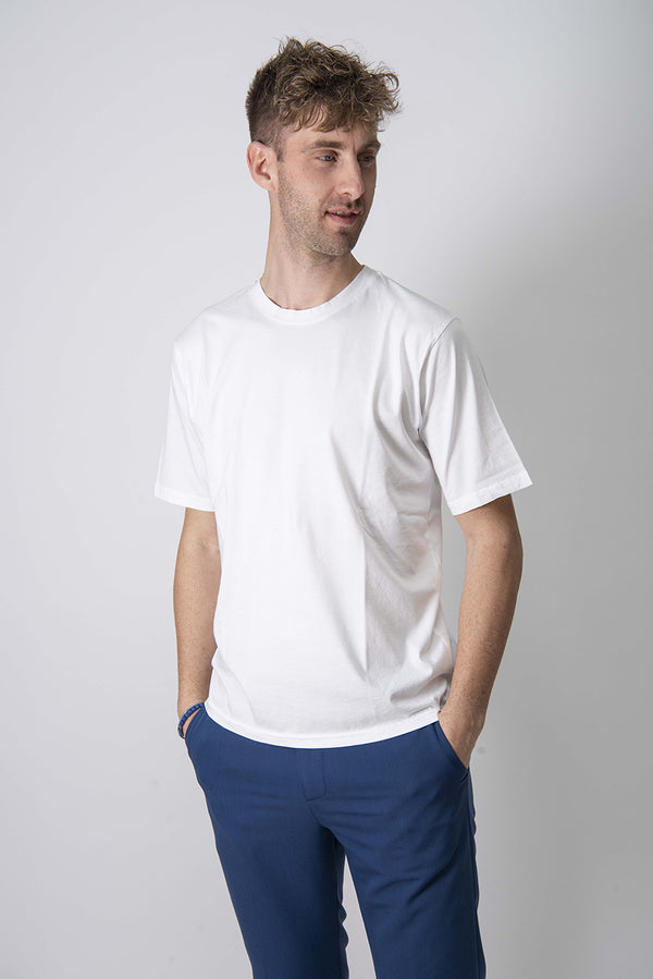 t-shirt ITALY bianco