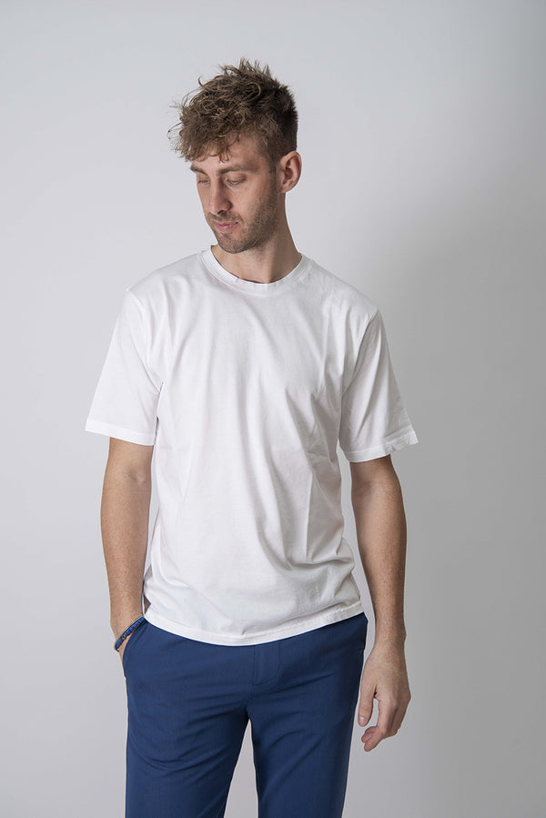 t-shirt ITALY bianco