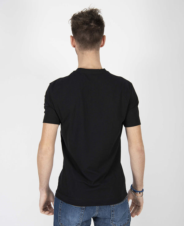t-shirt TAGLIO V nero