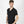 t-shirt TAGLIO V nero