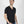 t-shirt TAGLIO V nero
