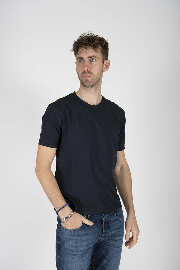 t-shirt TAGLIO blu