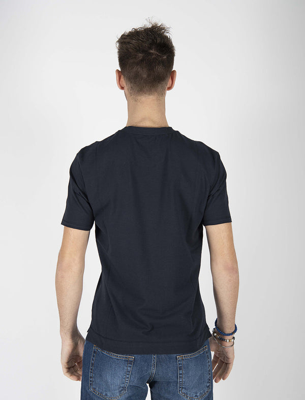 t-shirt TAGLIO blu