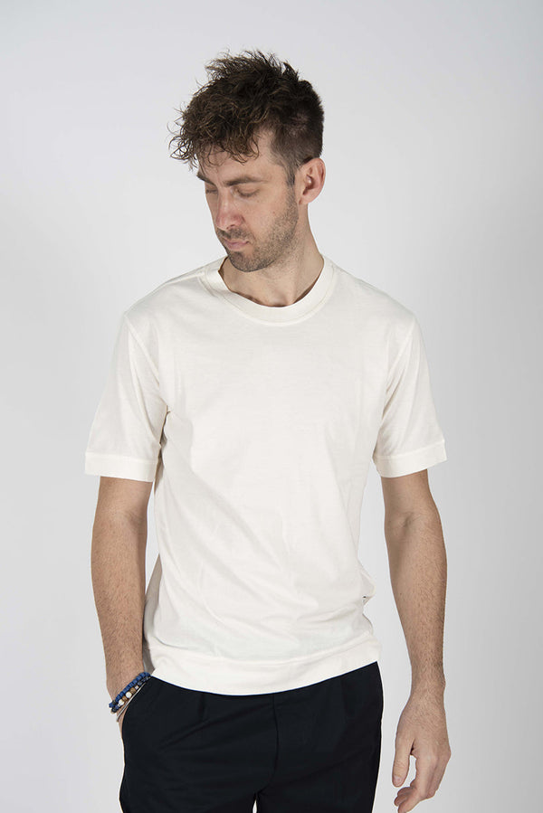 t-shirt JERSEY bianco