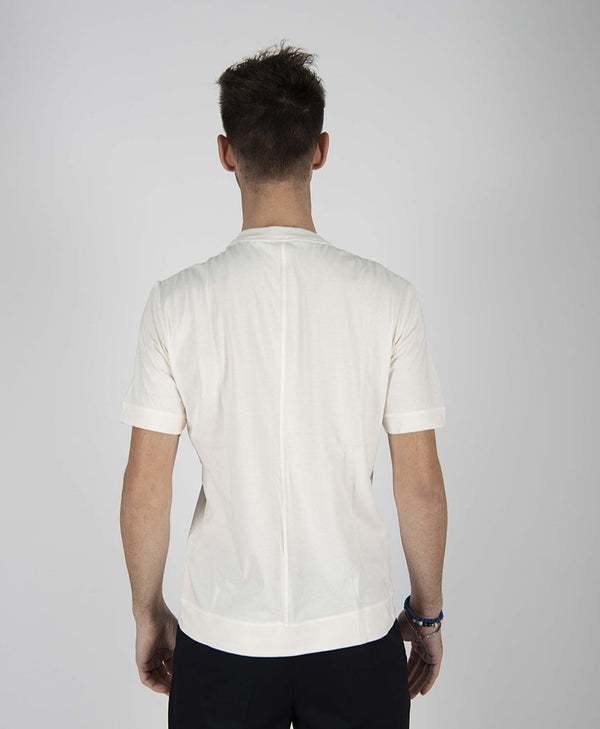t-shirt JERSEY bianco