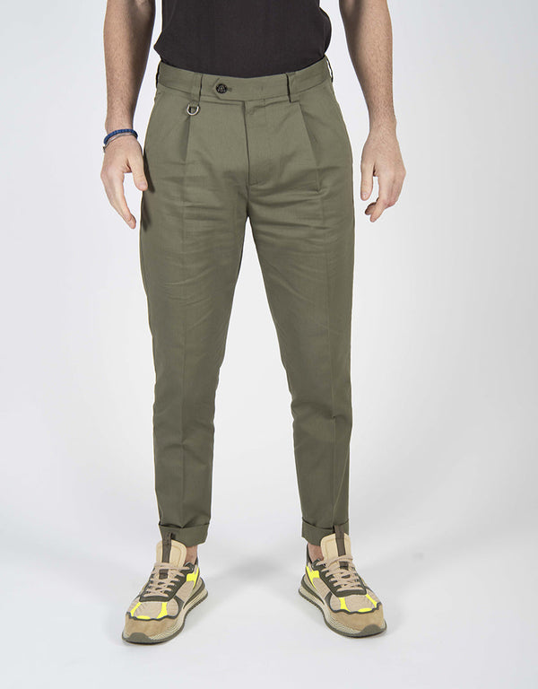 pantalone DUOMO verde