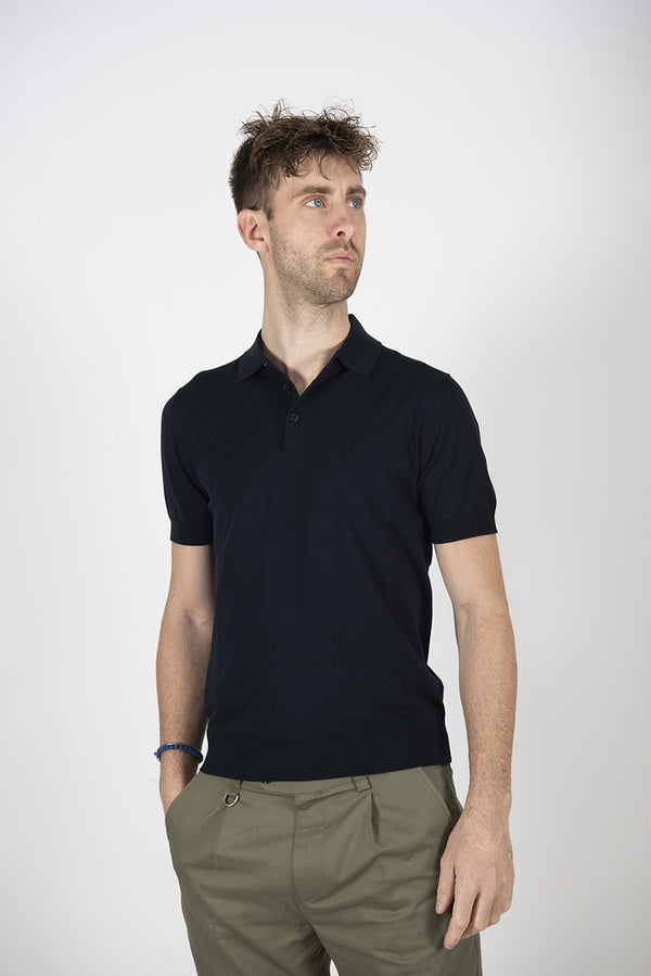 polo BASICA blu