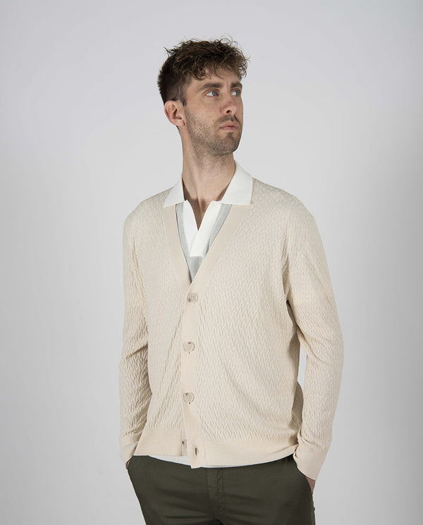 maglia CARDIGAN ecru
