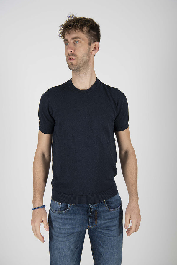 maglia SPUGNA M/C blu