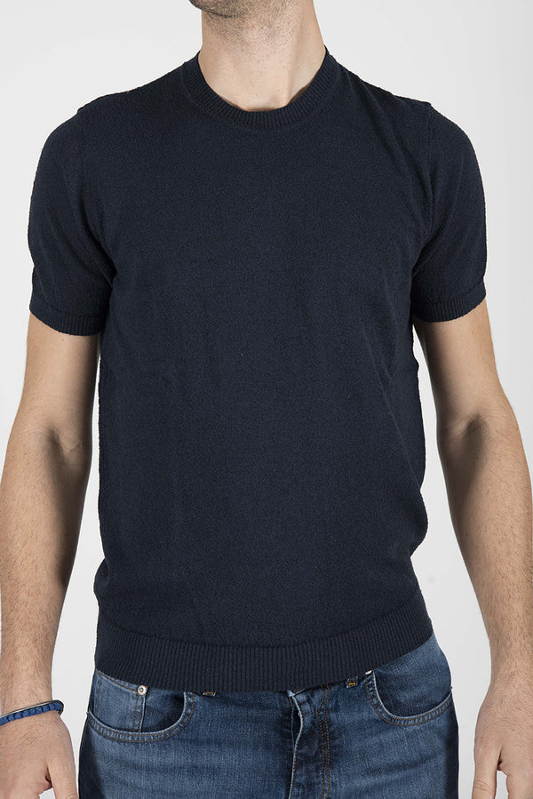 maglia SPUGNA M/C blu