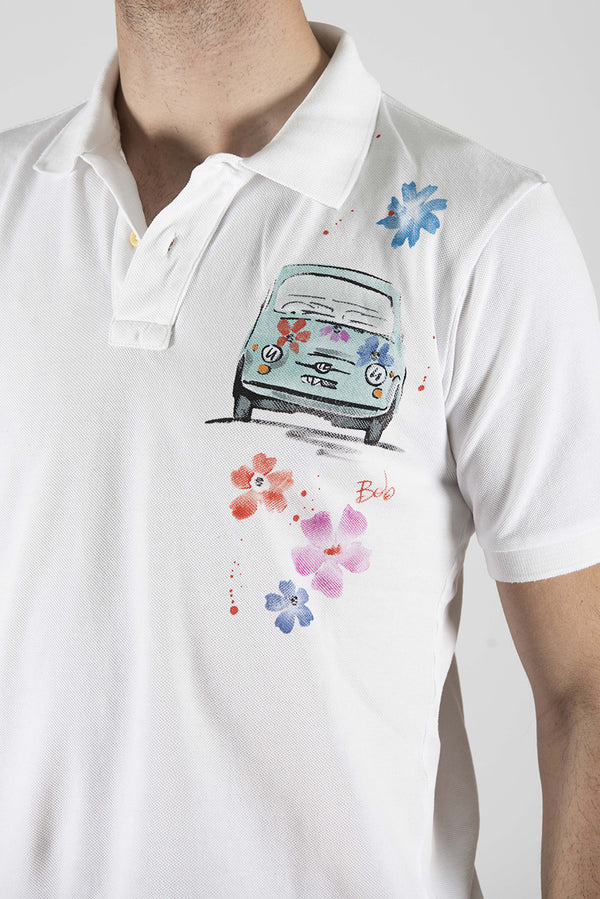 polo BOB bianco