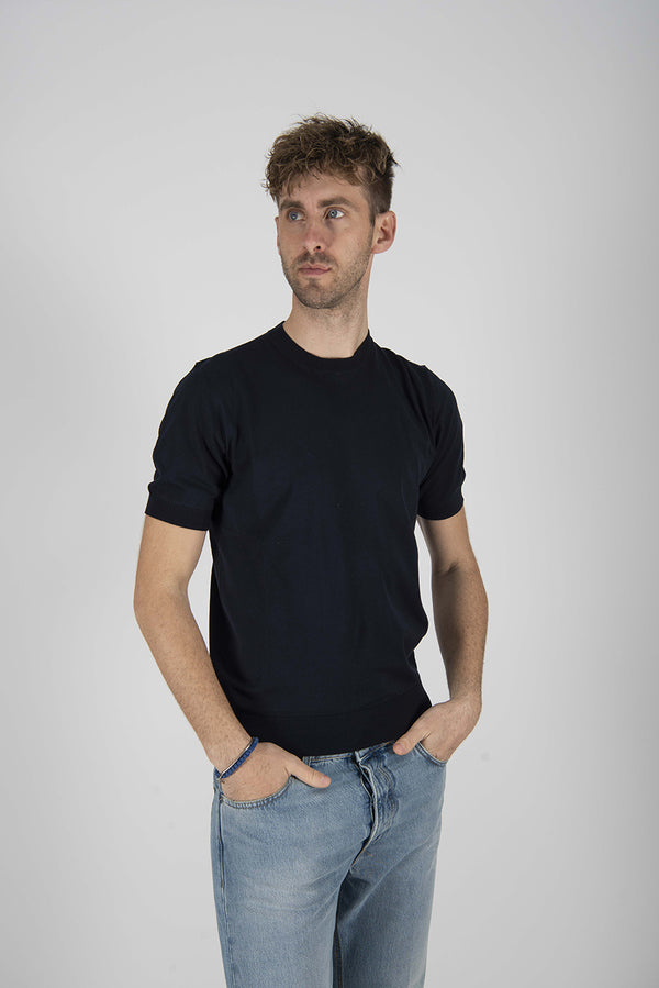 maglia BASICA M/C blu