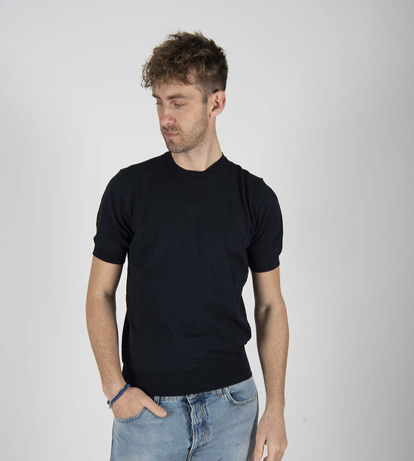 maglia BASICA M/C blu