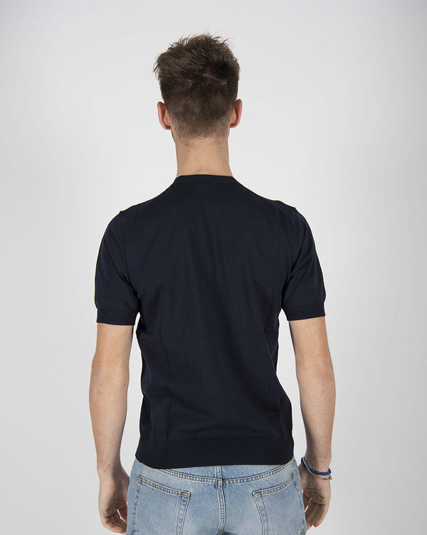 maglia BASICA M/C blu