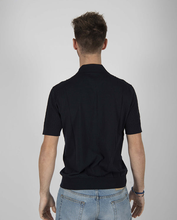 maglia CAMICIA M/C blu