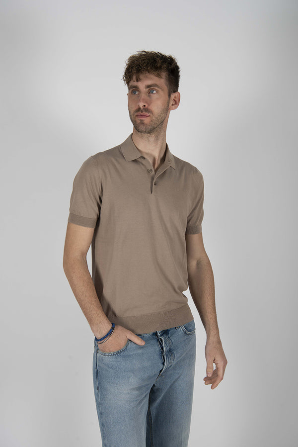 polo BASICA tortora