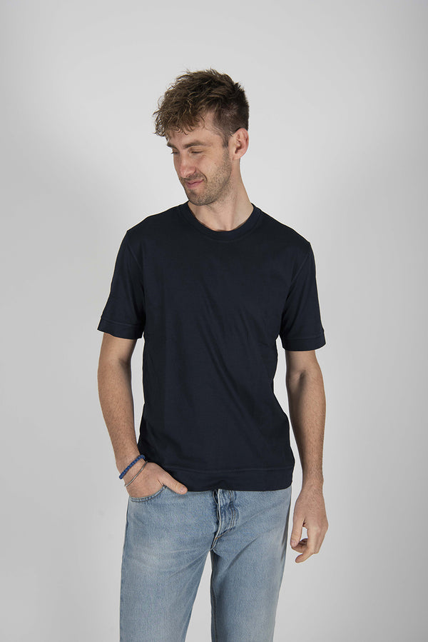 t-shirt JERSEY blu