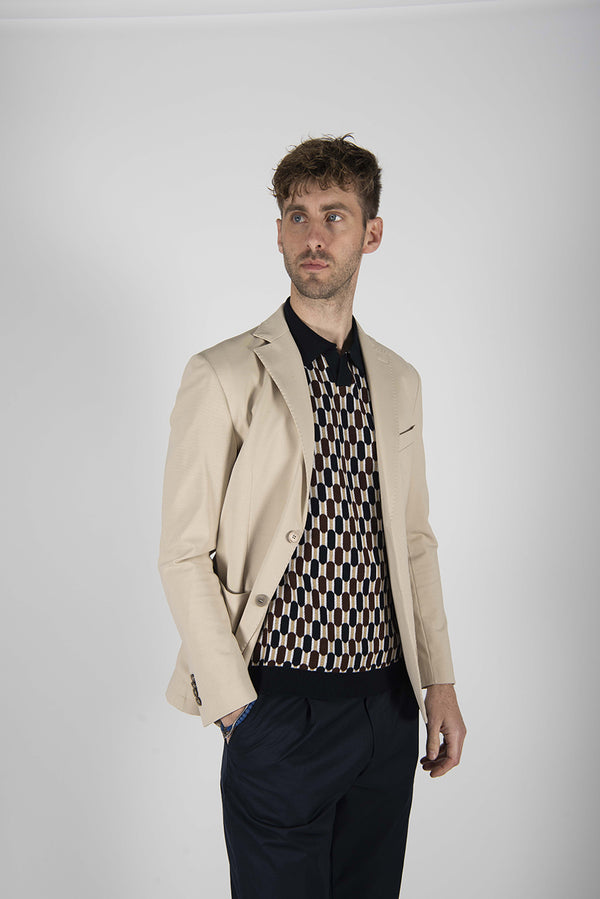 giacca BLAZER sabbia