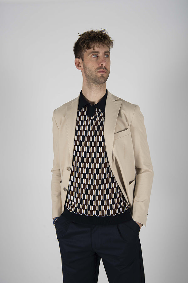 giacca BLAZER sabbia