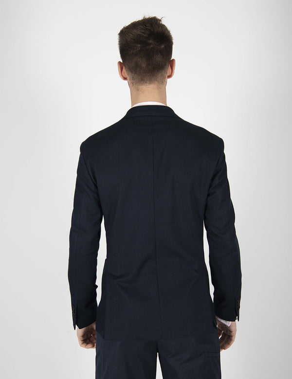 giacca DIAGONALE blu
