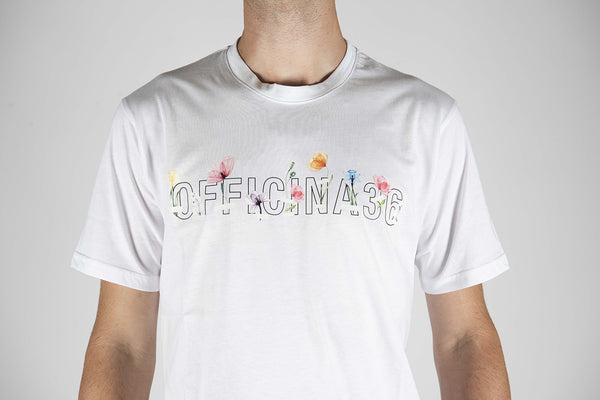 t-shirt PF49 bianco