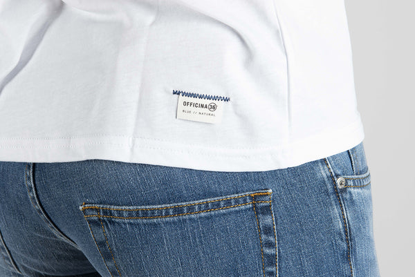 t-shirt PF49 bianco