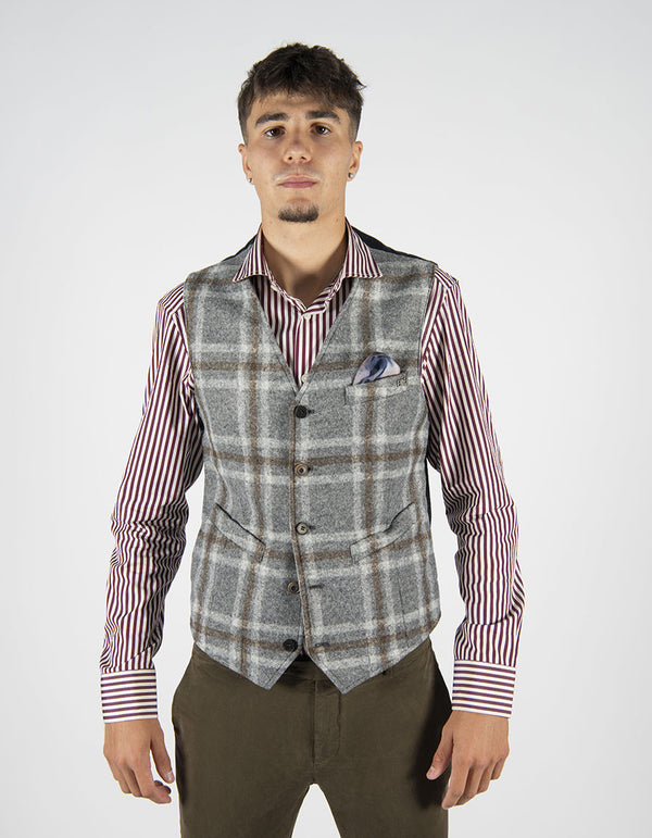 gilet DRUG165 grigio