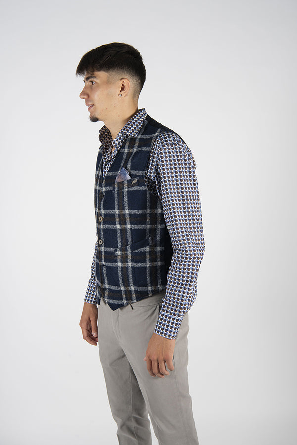 gilet DRUG165 blu
