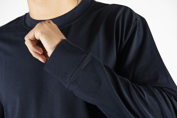 t-shirt LUNGA blu